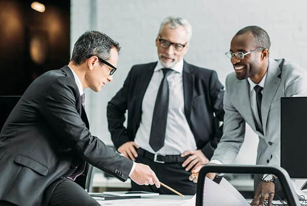 meeting around table