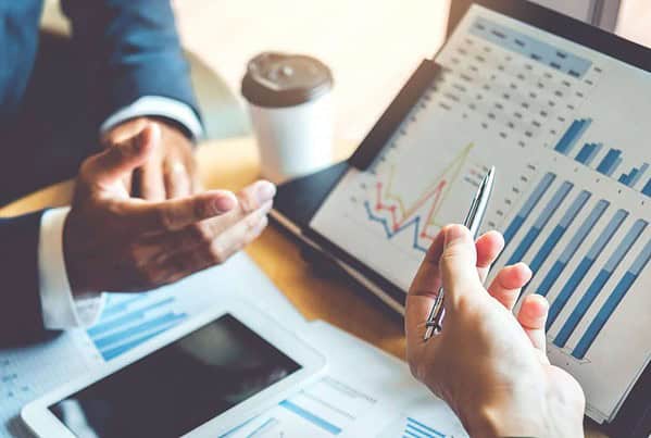 looking at analysis charts