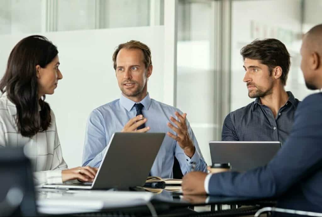 meeting suits and ties